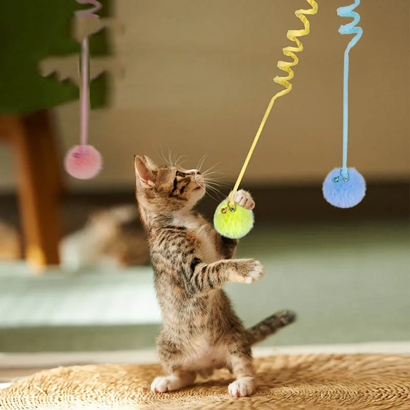 Cat Toy Hanging Self Hi Elastic Rope Rabbit Hair Ball Woolen Ball Cat Toy Cat Supplies Cat Playing Stick
Cat Toy Hanging Self Hi Elastic Rope Rabbit Hair Ball Woolen Ball Cat Toy Cat Supplies Cat Playing Stick