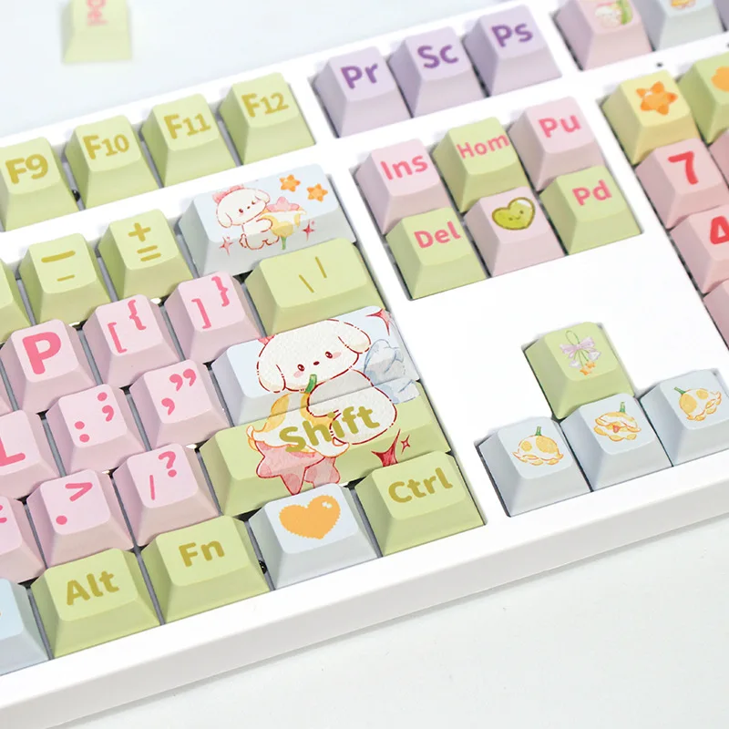 Cute Cartoon Style Original Factory Keycap Mechanical Keyboard Customization Keycap Heat Sublimation Pbt Cherry Height
Cute Cartoon Style Original Factory Keycap Mechanical Keyboard Customization Keycap Heat Sublimation Pbt Cherry Height