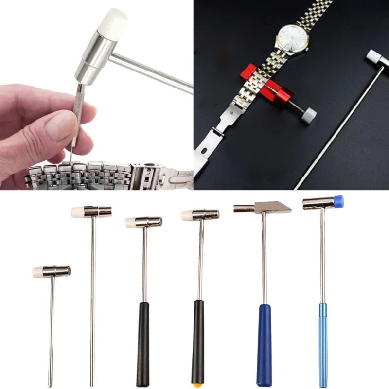 

Professional Pocket Hammer Watch Strap Repairs Tool Convenient Jewelry Mallet Versatile Tool for Jewellery Maintenance