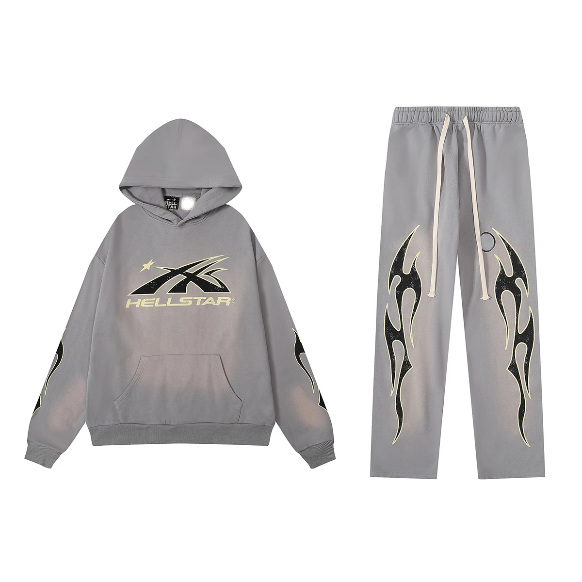 2024 New Hellstar Men's Women's Hoodies Hip-hop Hoodie Set With Couple Style Spring Autumn Loose casual Hoodies Pants
2024 New Hellstar Men's Women's Hoodies Hip-hop Hoodie Set With Couple Style Spring Autumn Loose casual Hoodies Pants