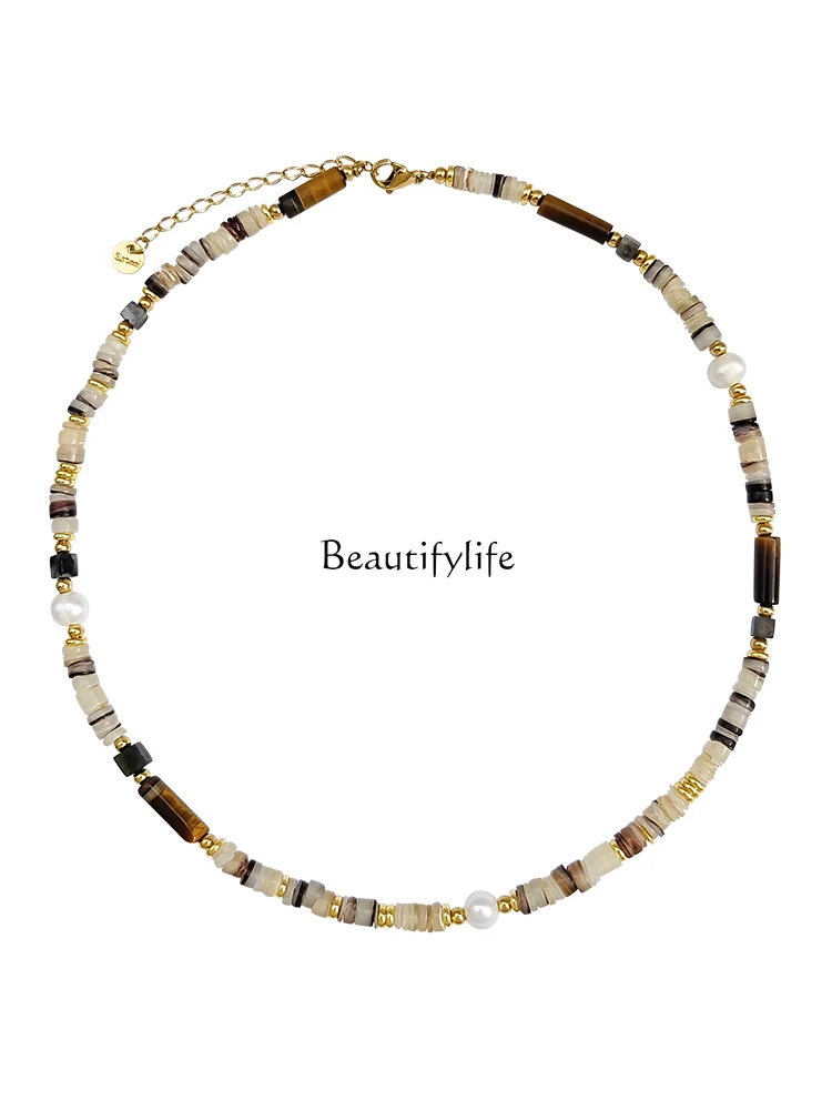 Retro Minority 2023 New Necklace Female Personality Natural Stone Beaded Clavicle Chain Light Luxury High-Grade Hot
Retro Minority 2023 New Necklace Female Personality Natural Stone Beaded Clavicle Chain Light Luxury High-Grade Hot