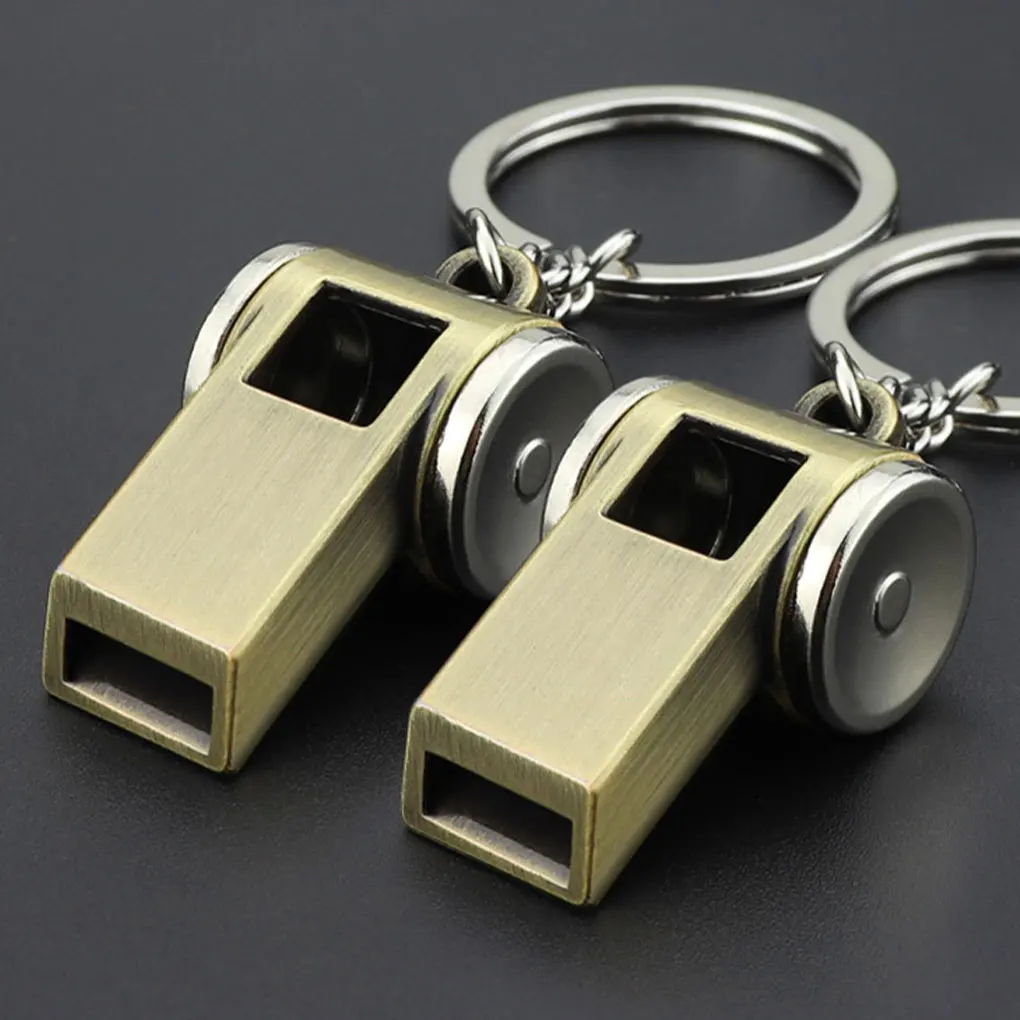 

2/3/5 Gold Sturdy Key Whistle With Metal Construction - Easy To Carry And Survival Whistle Metal Whistle Whistle Key As shown 1