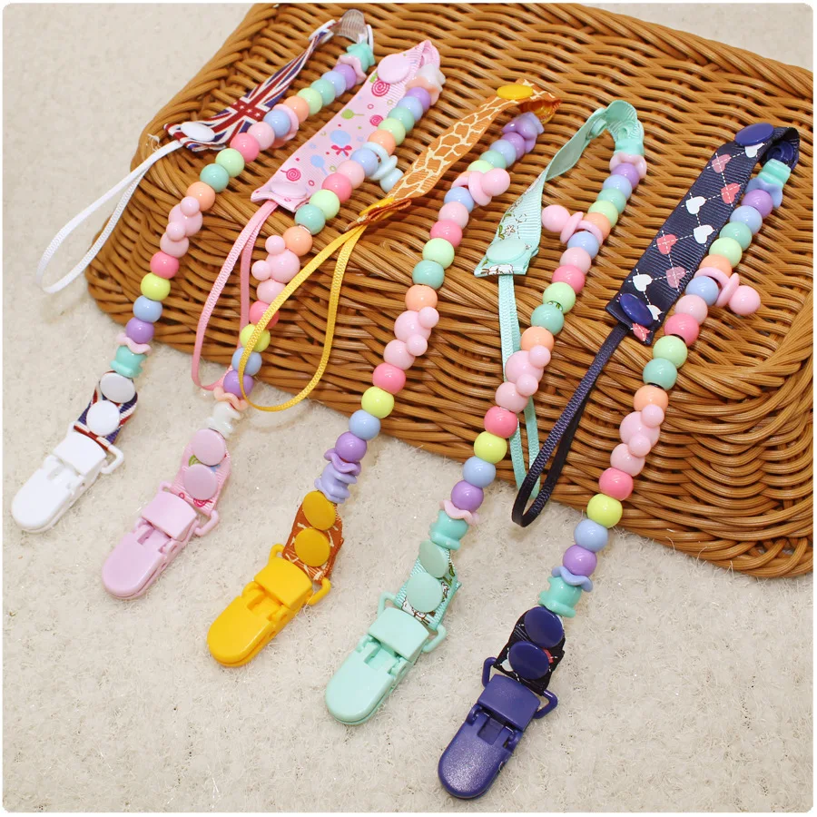 New Baby Pacifier Clip Chain for Newborn Baby Anti-lost Chain Nipple Hand Made Baby Soother Nipple Holder Baby Accessories
New Baby Pacifier Clip Chain for Newborn Baby Anti-lost Chain Nipple Hand Made Baby Soother Nipple Holder Baby Accessories