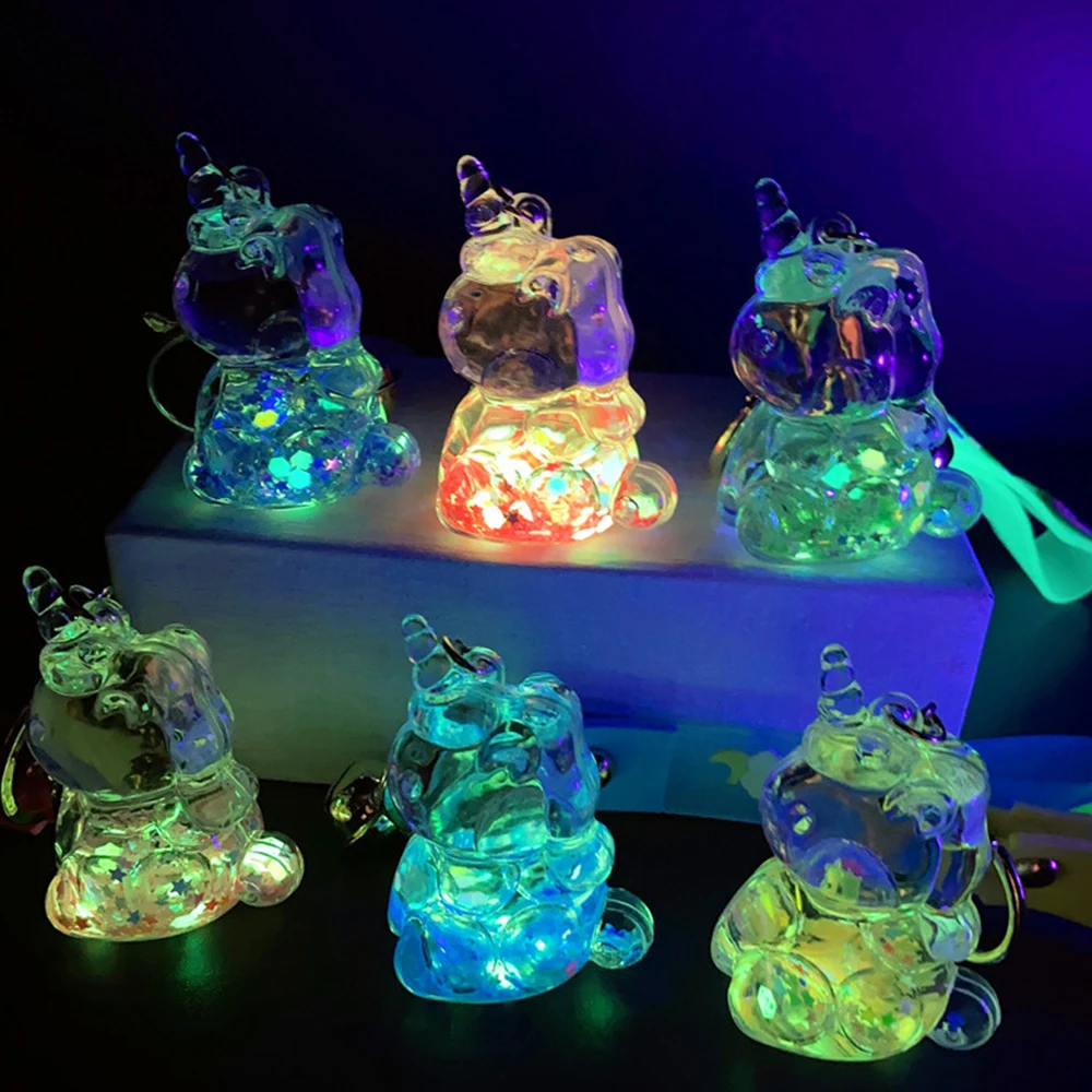 1Pc Liquid Luminous Unicorn Quicksand Bottle Keychain Floating Ice Handbag Quicksand Bottle Keyring Floating Liquid Keychain
1Pc Liquid Luminous Unicorn Quicksand Bottle Keychain Floating Ice Handbag Quicksand Bottle Keyring Floating Liquid Keychain