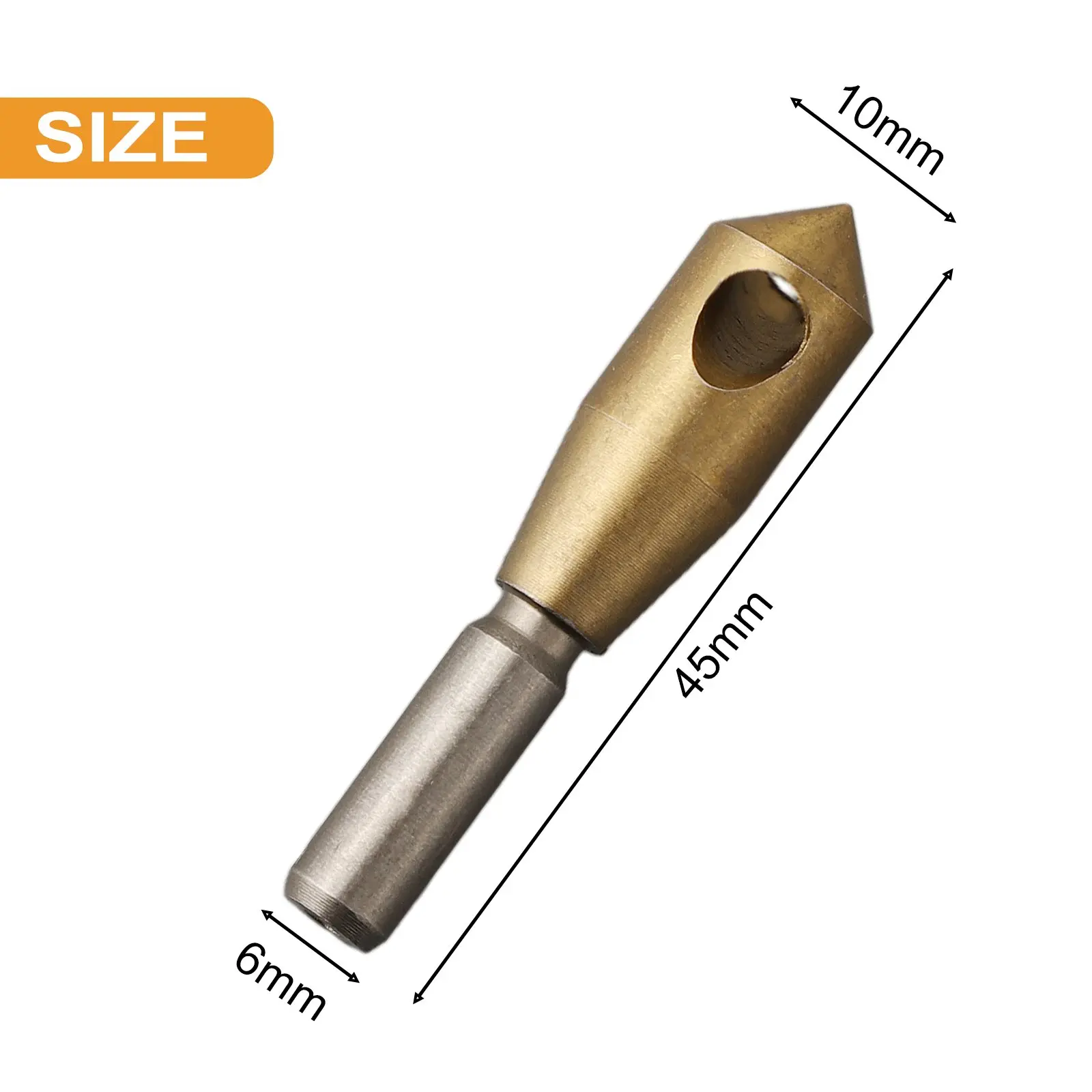 Cobalt Titanium Coated Deburring Chamfer Cutter 90 Degree Chamfer Countersink Drill Bit 2-5/5-10/10-15/15-20mm
Cobalt Titanium Coated Deburring Chamfer Cutter 90 Degree Chamfer Countersink Drill Bit 2-5/5-10/10-15/15-20mm
