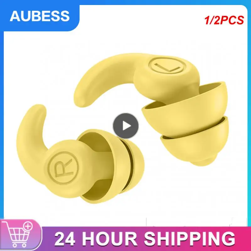 

1/2PCS Sports Dust Proof Swimming Swimming Accessories Silicone Ear Plugs Diving Accessories Earplugs Waterproof