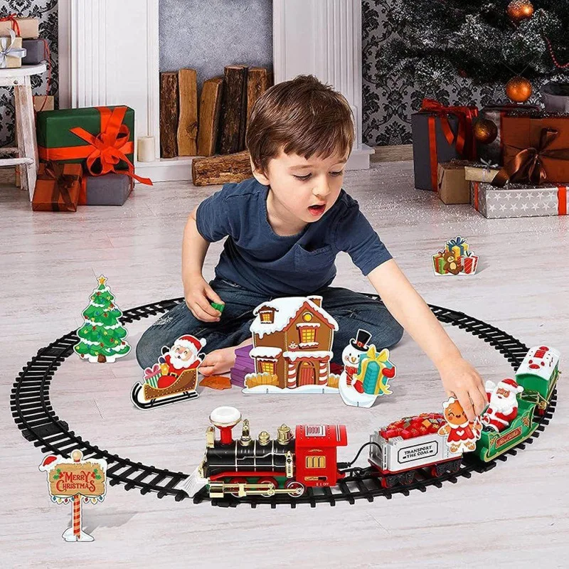 Electric Christmas Train Electric Sound And Light Can Hang Christmas Tree Christmas Rail Car Christmas Gift Toys
Electric Christmas Train Electric Sound And Light Can Hang Christmas Tree Christmas Rail Car Christmas Gift Toys