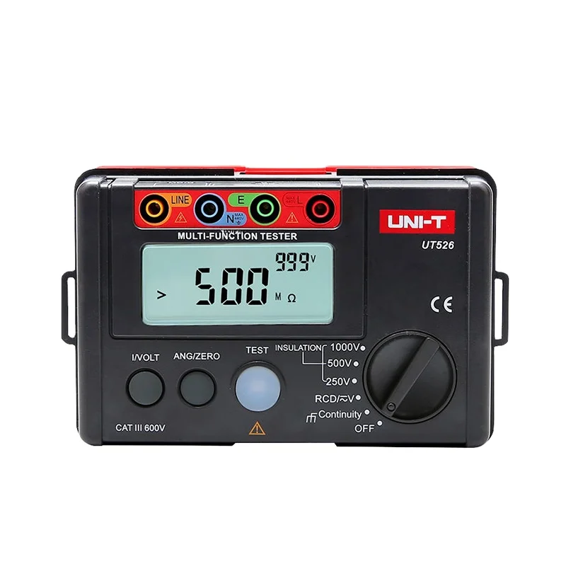 

UNI-T UT526 Multifunction Electrical Meter 1000V Display Count 10000 Installation Tester