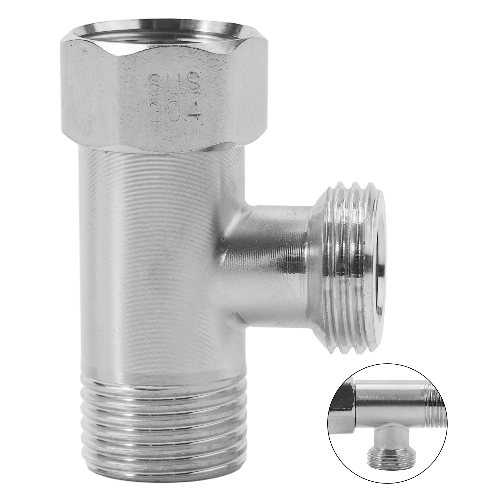 Diverter Valve High Quality T Valve Diverter made of Durable 304 Stainless Steel for Shower/Bidet Sprayer Hose Connection
Diverter Valve High Quality T Valve Diverter made of Durable 304 Stainless Steel for Shower/Bidet Sprayer Hose Connection