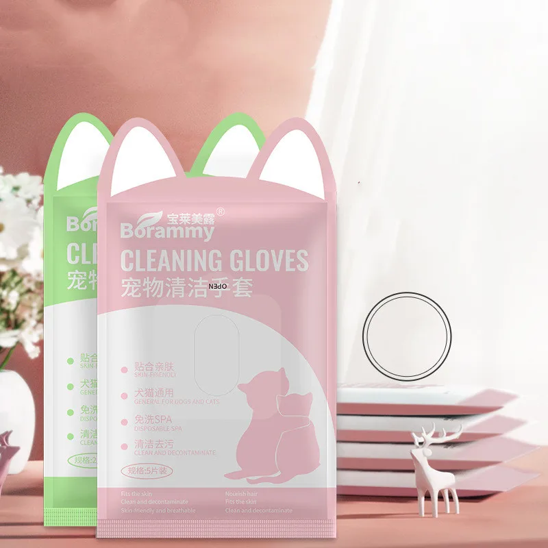 Pet Leave-In SPA Cleaning Gloves 5-Piece Bagged Cat and Dog Wipes Cleaning Odor Removing Dry Cleaning Gloves Universal for Dogs
Pet Leave-In SPA Cleaning Gloves 5-Piece Bagged Cat and Dog Wipes Cleaning Odor Removing Dry Cleaning Gloves Universal for Dogs