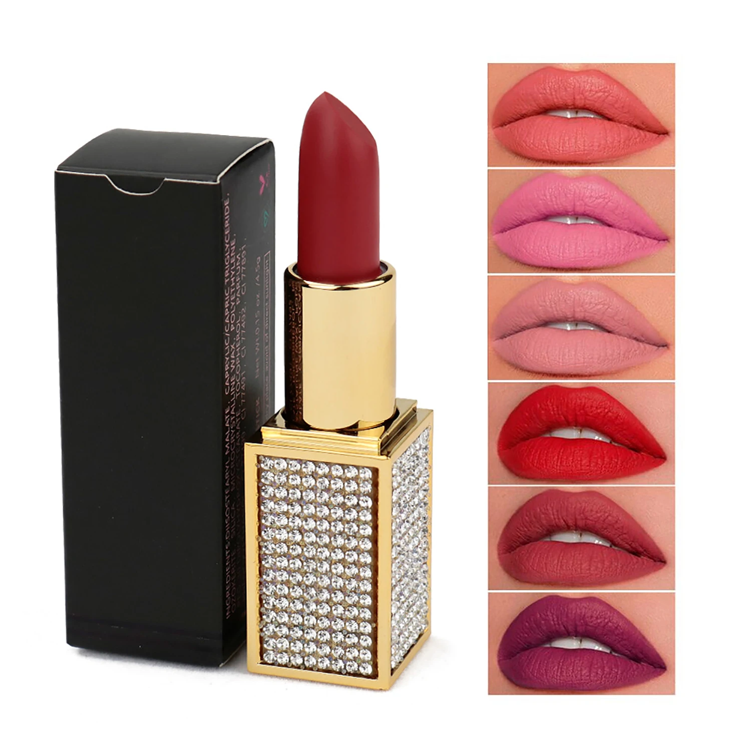 Luxury Professional Makeup Matte Lipstick Private Label Red Long Lasting Lipsticks Resists To Water Lip Sticks Wholesale Stock
Luxury Professional Makeup Matte Lipstick Private Label Red Long Lasting Lipsticks Resists To Water Lip Sticks Wholesale Stock