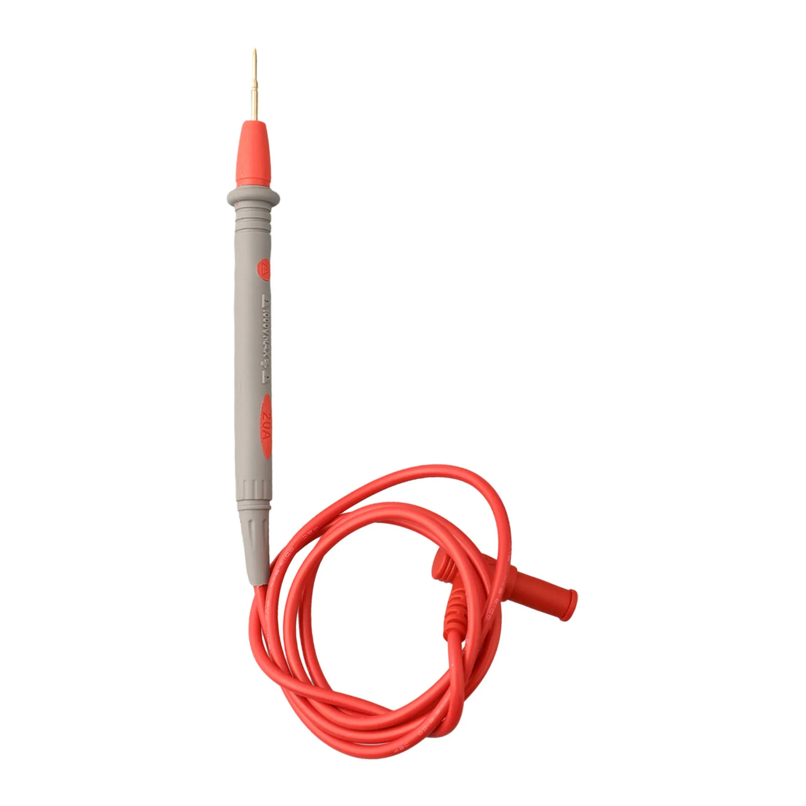 Meter Probe Multimeter Test Pen For LED Tester Sliver/gold Needle 1000V 20A/10A 37.3in Easy Use Rubber Shrouded
Meter Probe Multimeter Test Pen For LED Tester Sliver/gold Needle 1000V 20A/10A 37.3in Easy Use Rubber Shrouded