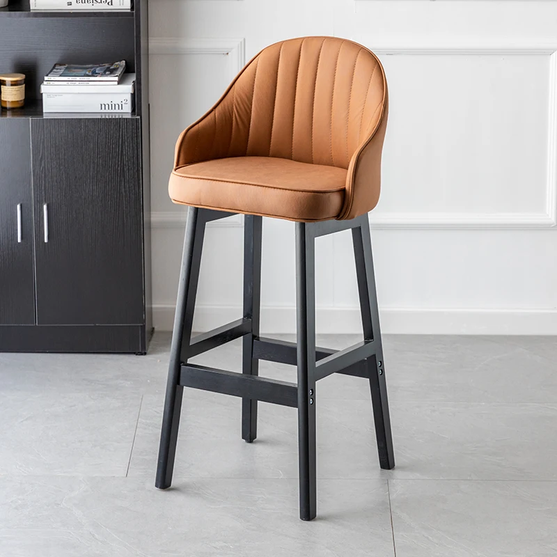 Wood Nordic Bar Chairs High Luxury Leather Restaurant Bar Chairs Counter Kitchen Taburete De Cocina Alto Home Furniture YY50BC
Wood Nordic Bar Chairs High Luxury Leather Restaurant Bar Chairs Counter Kitchen Taburete De Cocina Alto Home Furniture YY50BC