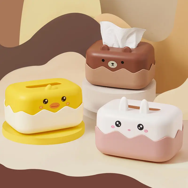Desktop Tissue Box Cartoon Cute Tissue Dispenser Box Living Room Bedroom Coffee Table Creative Toilet Paper Storage Box
Desktop Tissue Box Cartoon Cute Tissue Dispenser Box Living Room Bedroom Coffee Table Creative Toilet Paper Storage Box