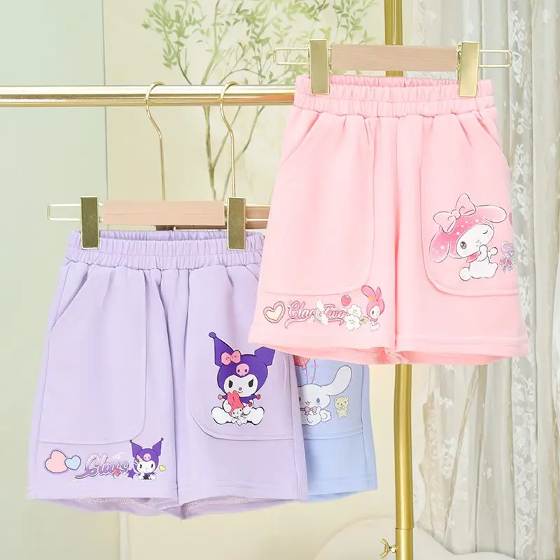 Cinnamoroll My Melody Anime Kawaii Sanrio Summer Cotton Pants Cute Kuromi Shorts Loose Beach Pants Cloth Gifts for Kids
Cinnamoroll My Melody Anime Kawaii Sanrio Summer Cotton Pants Cute Kuromi Shorts Loose Beach Pants Cloth Gifts for Kids