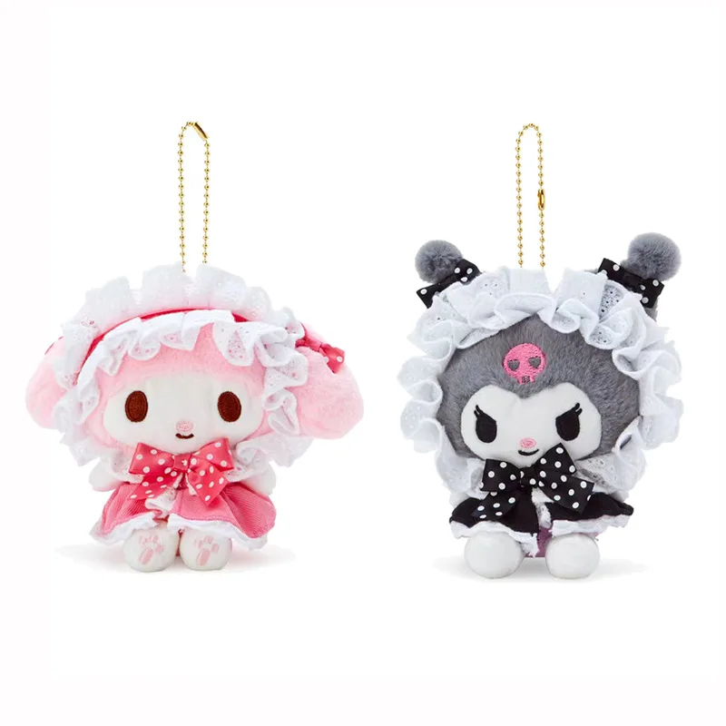 Sanrio Kuromi My Melody Cartoon Plush Filled Key Chain Creative Animation Peripheral Backpack Pendant Birthday Gift for Girls 
Sanrio Kuromi My Melody Cartoon Plush Filled Key Chain Creative Animation Peripheral Backpack Pendant Birthday Gift for Girls
