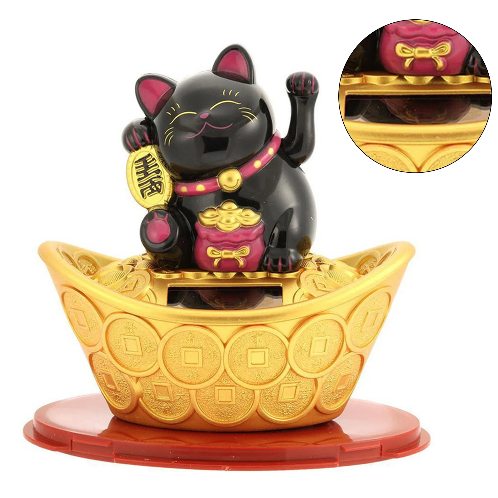 Solar Powered Chinese Lucky Cat Welcoming Cat Car Decor Feng Shui Decoration For Home Display Plastic Brand New
Solar Powered Chinese Lucky Cat Welcoming Cat Car Decor Feng Shui Decoration For Home Display Plastic Brand New