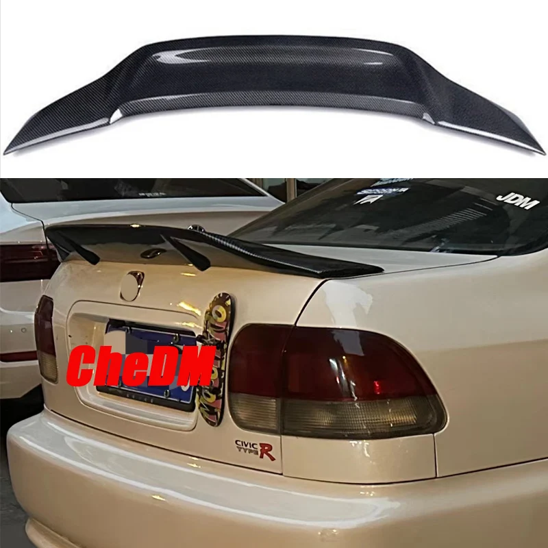Spoiler for Honda Civic 1998 To 2002 Tail Fin 6th Generation Carbon Fiber Saloon 4 Door Rear Wing Type R Accessories 
Spoiler for Honda Civic 1998 To 2002 Tail Fin 6th Generation Carbon Fiber Saloon 4 Door Rear Wing Type R Accessories