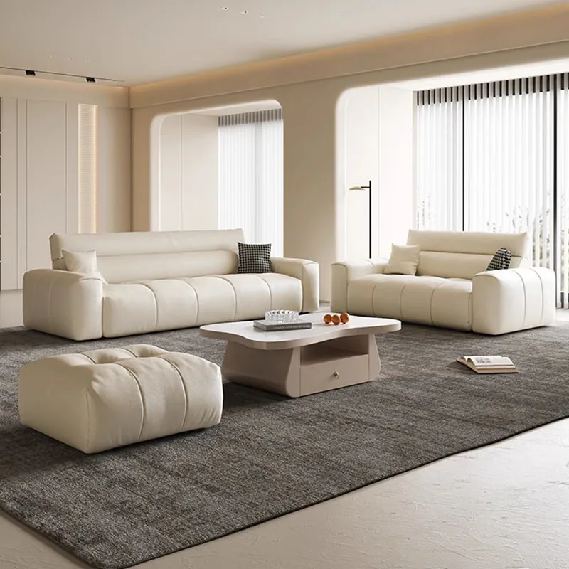 

Luxury Single Living Room Sofas Recliner European Floor Grande Sofas Armchair Quilted Mobili Per La Casa Prefabricated House