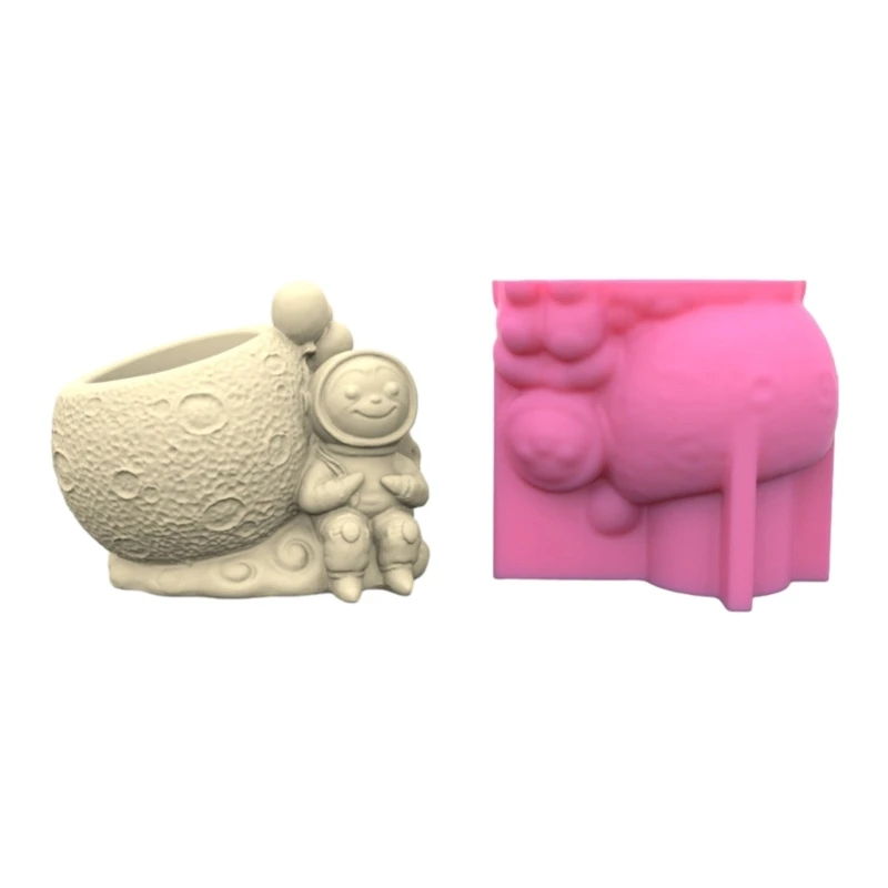 Concrete Mould Plant Pot Mold Sitting Astronaut Shaped for DIY Hand-Making Vase
Concrete Mould Plant Pot Mold Sitting Astronaut Shaped for DIY Hand-Making Vase