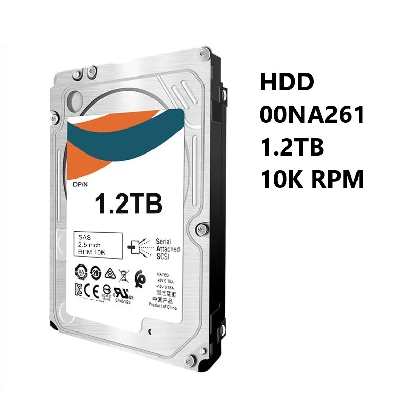 

NEW Hard Drive 00NA261 00NA262 00NA265 1.2TB 10K RPM 12Gbps SAS 2.5in G3HS 512e 2.5" HDD for I-B-M/LEN-OVO Storage System M5 X6