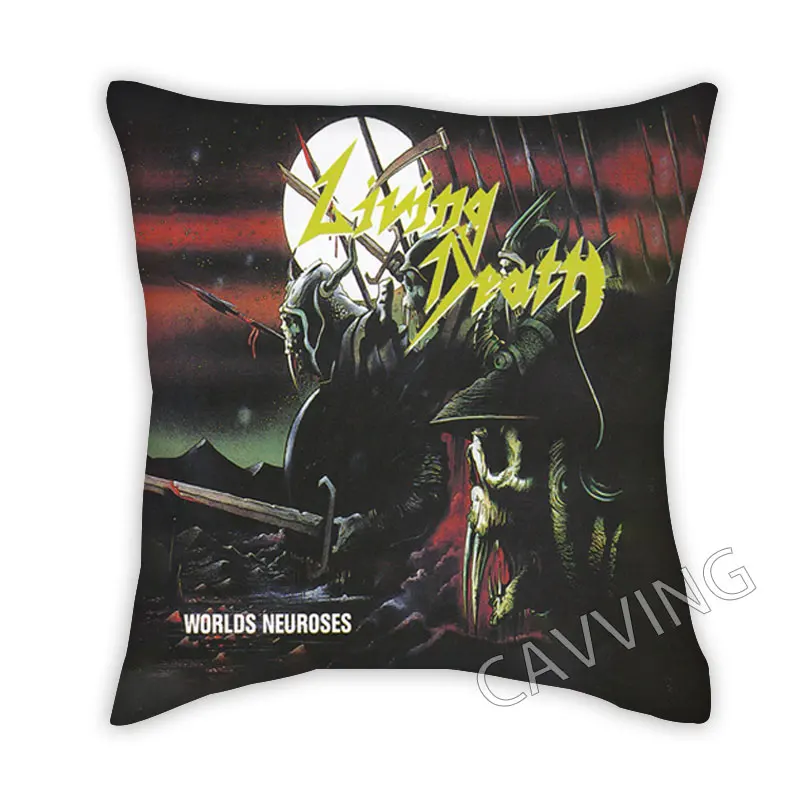LIVING DEATH Band 3D Printed Polyester Decorative Pillowcases Throw Pillow Cover Square Zipper Cases Fans Gifts Home Decor
LIVING DEATH Band 3D Printed Polyester Decorative Pillowcases Throw Pillow Cover Square Zipper Cases Fans Gifts Home Decor