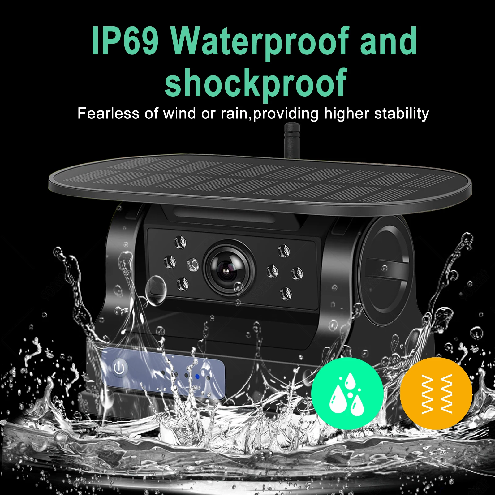 IPoster اللاسلكية 7 بوصة تعمل باللمس شاشة DVR شاشة سبليت 1/2x BSD AI كشف كاميرا احتياطية تعمل بالطاقة الشمسية لا ضرر تثبيت Rv 12 IPoster اللاسلكية 7 بوصة تعمل باللمس شاشة DVR شاشة سبليت 1/2x BSD AI كشف كاميرا احتياطية تعمل بالطاقة الشمسية لا ضرر تثبيت Rv