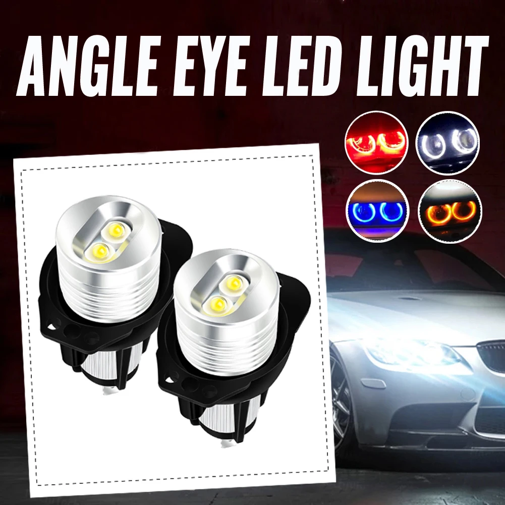 

2 x 6000K LED 20W Angel Eyes Halo Ring Marker Light Bulb Lamp For BMW E90 E91 Error Free