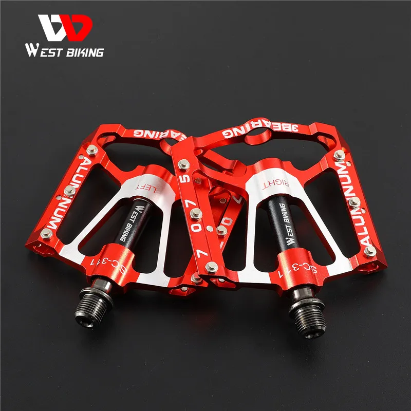 WEST BIKING Bike Pedal MTB Road Bicycle Pedals Purple Aluminum Alloy Platform 3 Sealed Bearing Ultralight Cycling Bike Pedals
WEST BIKING Bike Pedal MTB Road Bicycle Pedals Purple Aluminum Alloy Platform 3 Sealed Bearing Ultralight Cycling Bike Pedals