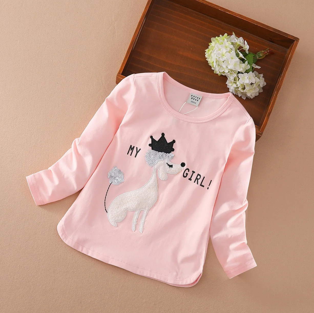Girls Clothes T Shirts Spring Autumn Round Collar Cute Clothing For 3-12Years Kids Long Sleeve Cotton Tee Tops
Girls Clothes T Shirts Spring Autumn Round Collar Cute Clothing For 3-12Years Kids Long Sleeve Cotton Tee Tops