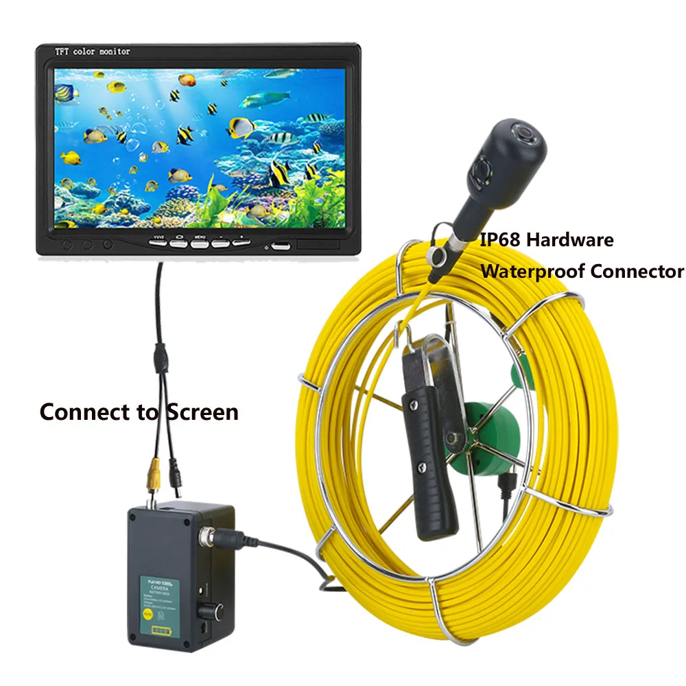 9 Inch Dual Camera DVR 30M 1080P HD Dual Camera Lens Drain Sewer Pipeline Industrial Endoscope Pipe Inspection Video Camera
9 Inch Dual Camera DVR 30M 1080P HD Dual Camera Lens Drain Sewer Pipeline Industrial Endoscope Pipe Inspection Video Camera