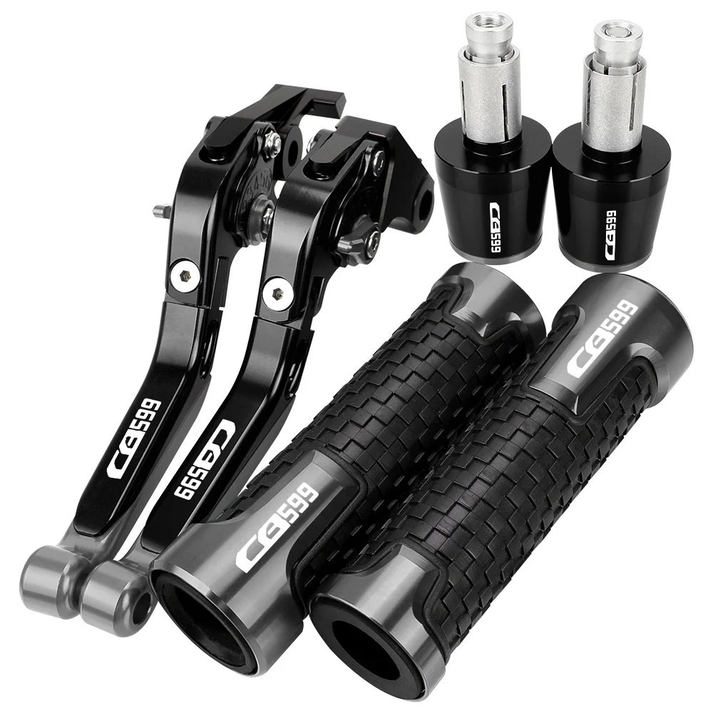 

Motorcycle Accessories Handgrips Extendable Brake Clutch Levers Handlebar Grips Handle Ends For HONDA CB599 2007- 2013 2012 2011