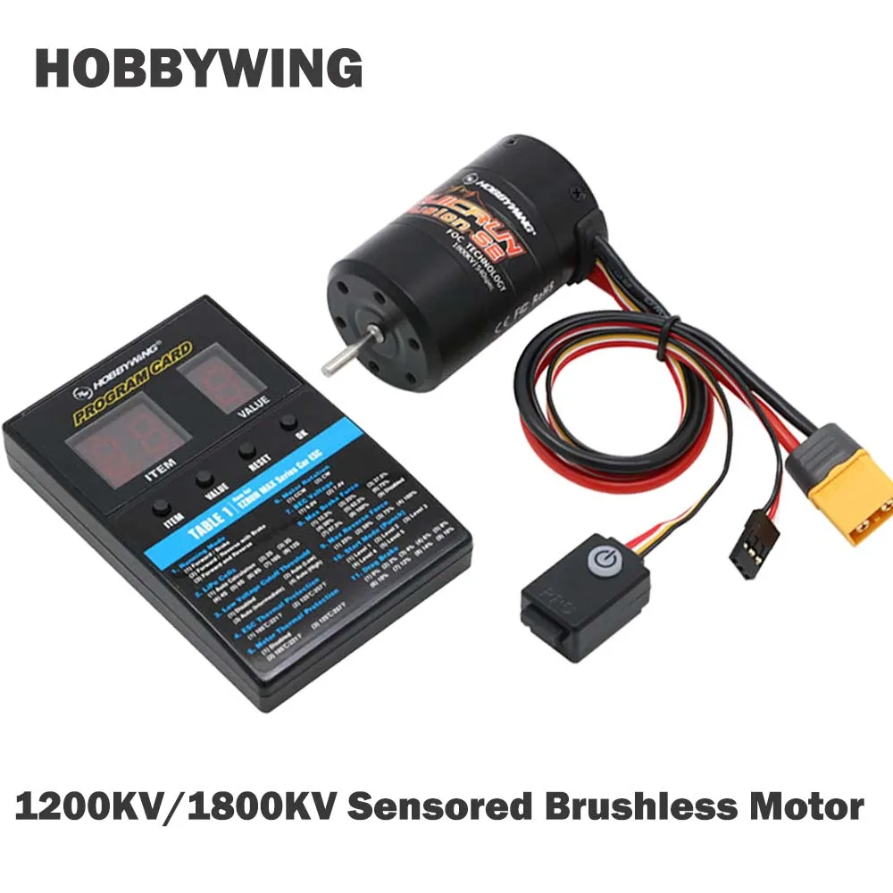 Hobbywing QuicRun Fusion Brushless Sensored Waterproof Motor 1200KV 1800KV with card For Vehicles 1:10 Rock crawl
Hobbywing QuicRun Fusion Brushless Sensored Waterproof Motor 1200KV 1800KV with card For Vehicles 1:10 Rock crawl