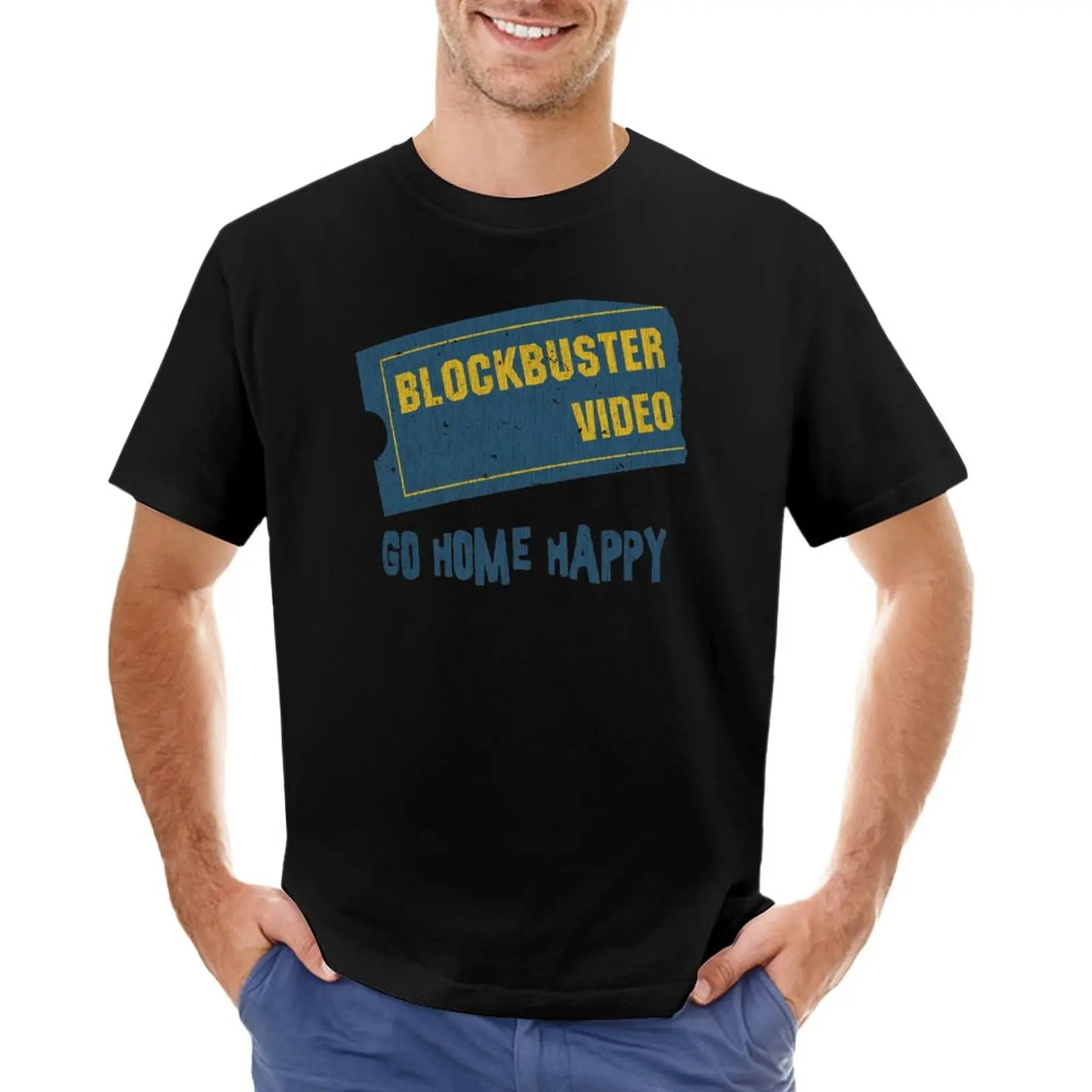 

Blockbuster Video Vintage T-Shirt aesthetic clothes kawaii clothes hippie clothes blacks heavy weight t shirts for men