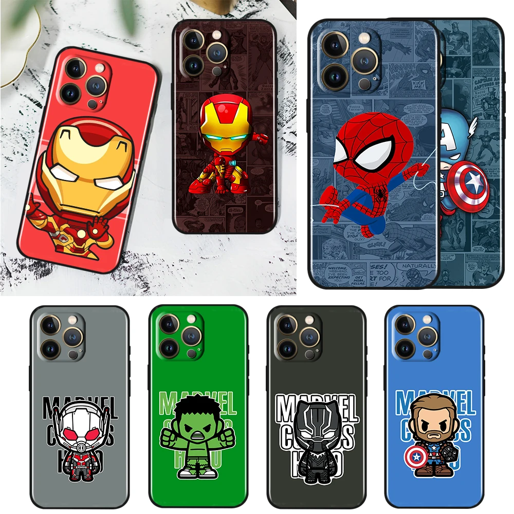 Avengers Marvel hero cartoon Case For Apple iPhone 14 13 12 11 Pro Max Mini XS Max X XR 7 8 Plus SE2020 TPU Black Phone Cover
Avengers Marvel hero cartoon Case For Apple iPhone 14 13 12 11 Pro Max Mini XS Max X XR 7 8 Plus SE2020 TPU Black Phone Cover