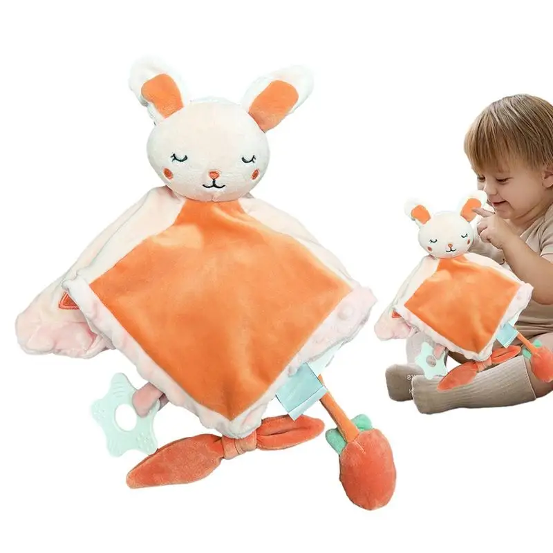 

Stuffed Animal Loveys Sleeping Soother Lovey In Animal Shape Soft Nursery Bed Blankets Toddler Toys For Crib Bedroom Stroller