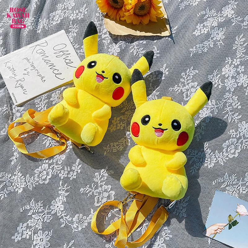 Kawaii Pikachu Bag Cartoon Plush Backpack High-capacity Silicone Waterproof Cartoon Cute Pikachu Backpack for Children Girl Gift
Kawaii Pikachu Bag Cartoon Plush Backpack High-capacity Silicone Waterproof Cartoon Cute Pikachu Backpack for Children Girl Gift