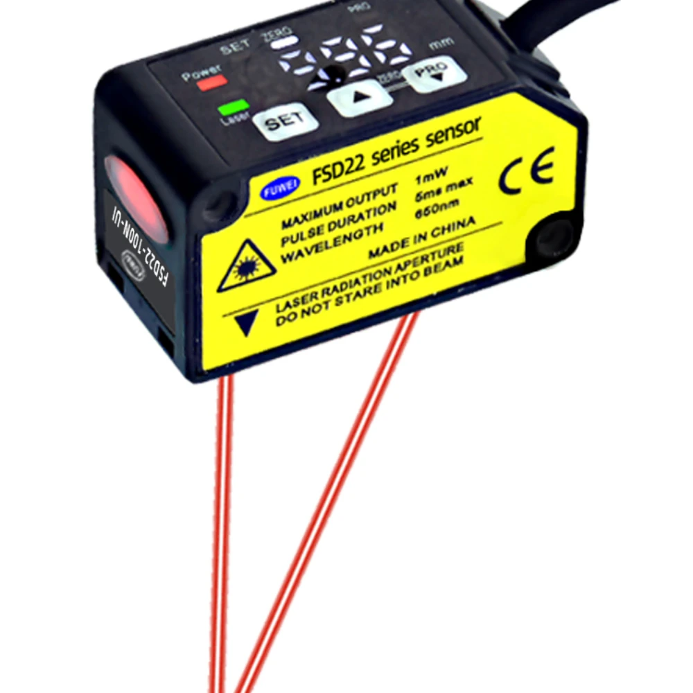 Laser Displacement Ranging Sensor Switch Analog Measurement Thickness Level and Flatness Sensor HG-C1400
Laser Displacement Ranging Sensor Switch Analog Measurement Thickness Level and Flatness Sensor HG-C1400