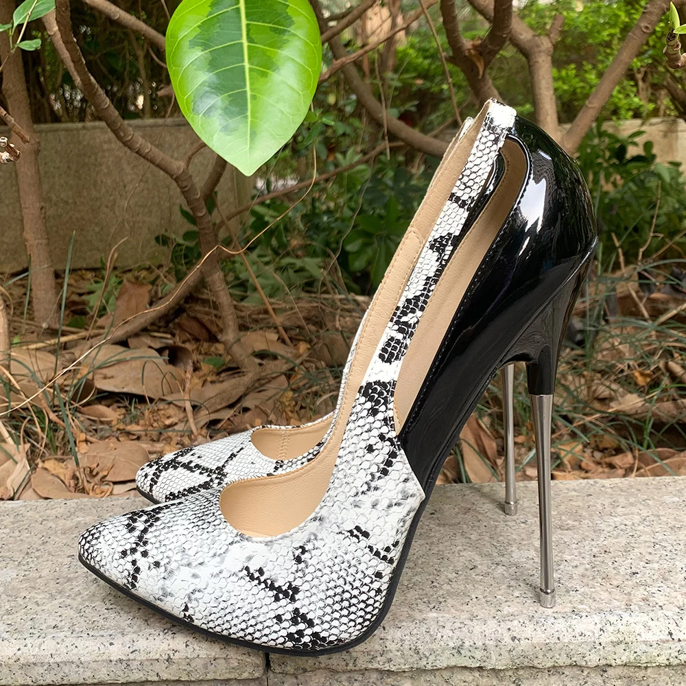 Shiaopick 16cm Thin High Heels White SnakeSkin Stilettos Sexy Man Pumps Cross Dresser Fetish Night Club Party Catwalk Shoes
Shiaopick 16cm Thin High Heels White SnakeSkin Stilettos Sexy Man Pumps Cross Dresser Fetish Night Club Party Catwalk Shoes