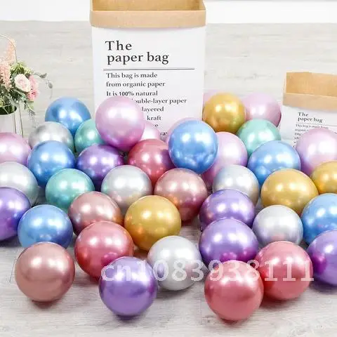 50/100pcs Metallic Latex Balloon Silver Gold Chrome latex balloons Birthday Party Kids Boy Girl Adults Wedding decoration
50/100pcs Metallic Latex Balloon Silver Gold Chrome latex balloons Birthday Party Kids Boy Girl Adults Wedding decoration