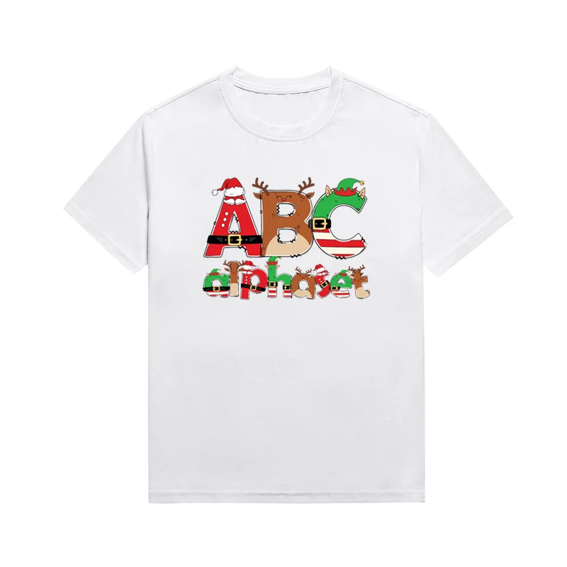 Christmas Slogan Female Tees Interest Xmas Graphic Printing Top Summer Casual Tee Custom T Shirt For Women
Christmas Slogan Female Tees Interest Xmas Graphic Printing Top Summer Casual Tee Custom T Shirt For Women