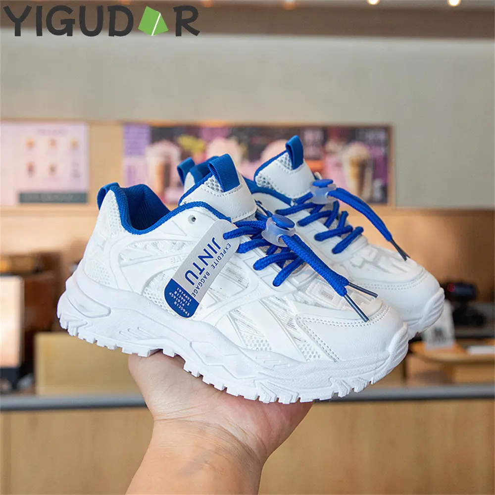 2023 New Women Casual Chunky Sneakers Spring Fashion Platform Lace Up Outdoor Walking Running Shoes Mixed Color Zapatillas Mujer 
2023 New Women Casual Chunky Sneakers Spring Fashion Platform Lace Up Outdoor Walking Running Shoes Mixed Color Zapatillas Mujer