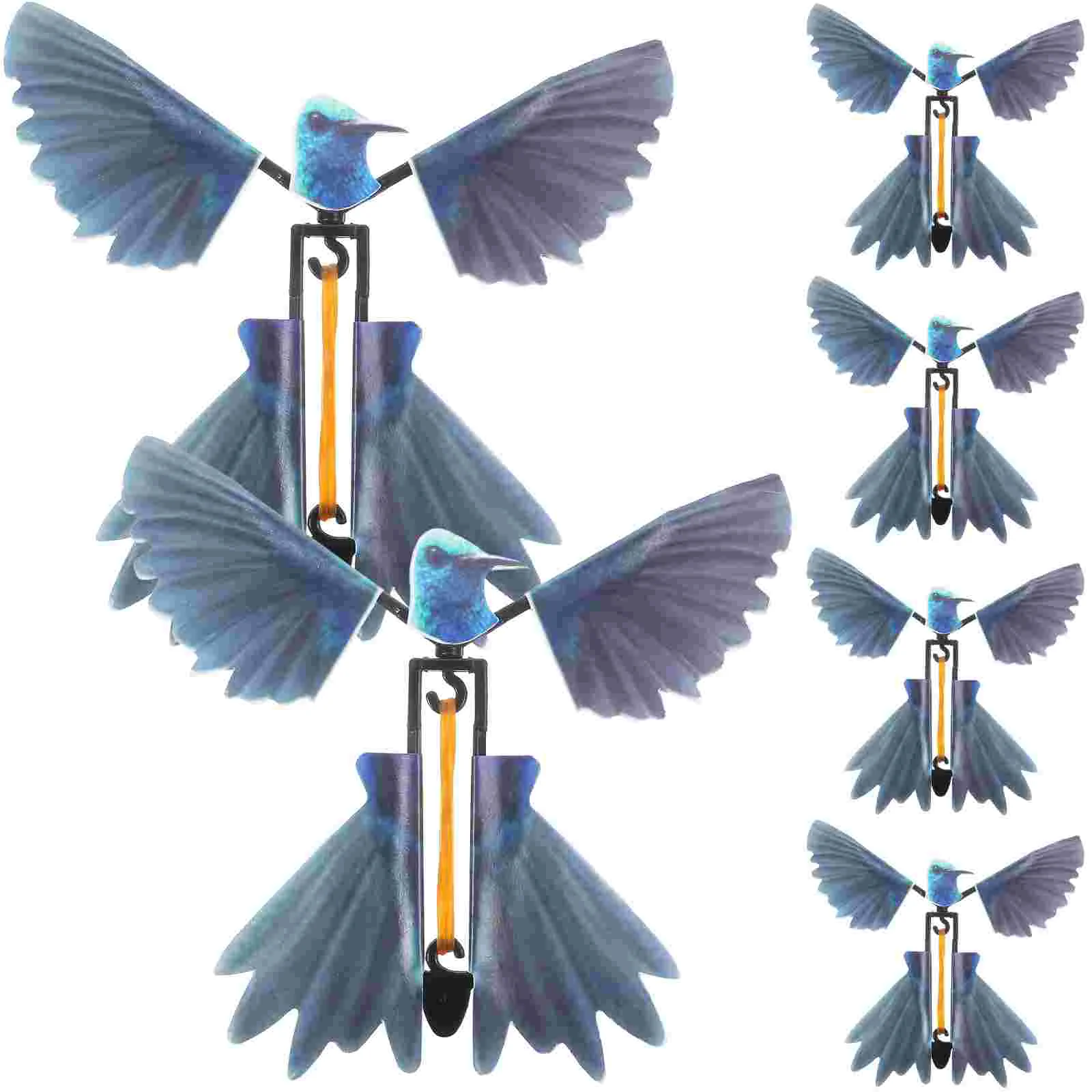 6Pcs Bird Flying Prank Toy Clockwork Flying Hummingbird Stage Performance Accessory
6Pcs Bird Flying Prank Toy Clockwork Flying Hummingbird Stage Performance Accessory