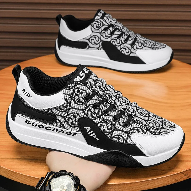 High Quality Men Shoes Luxury Comfortable Running Shoes Thick Sole Vulcanized Shoes Designer Men Sneakers New Zapatillas Hombre
High Quality Men Shoes Luxury Comfortable Running Shoes Thick Sole Vulcanized Shoes Designer Men Sneakers New Zapatillas Hombre