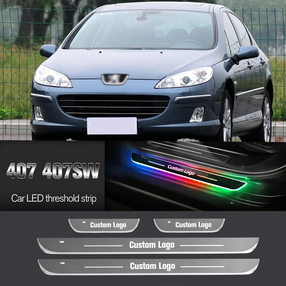 Car Door Sill Light For Peugeot 407 SW 2004-2010 2005 2006 2009 Customized Logo LED Welcome Threshold Pedal Lamp Accessories
Car Door Sill Light For Peugeot 407 SW 2004-2010 2005 2006 2009 Customized Logo LED Welcome Threshold Pedal Lamp Accessories