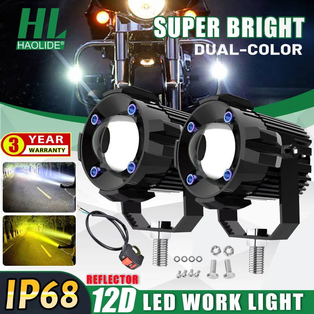 HAOLIDE 2" LED Work Light Motorcycle Fog Running Light for Cars 4x4 Spotlight Offroad Boat SUV ATV Truck Bicycle Headlights Lamp 
HAOLIDE 2" LED Work Light Motorcycle Fog Running Light for Cars 4x4 Spotlight Offroad Boat SUV ATV Truck Bicycle Headlights Lamp