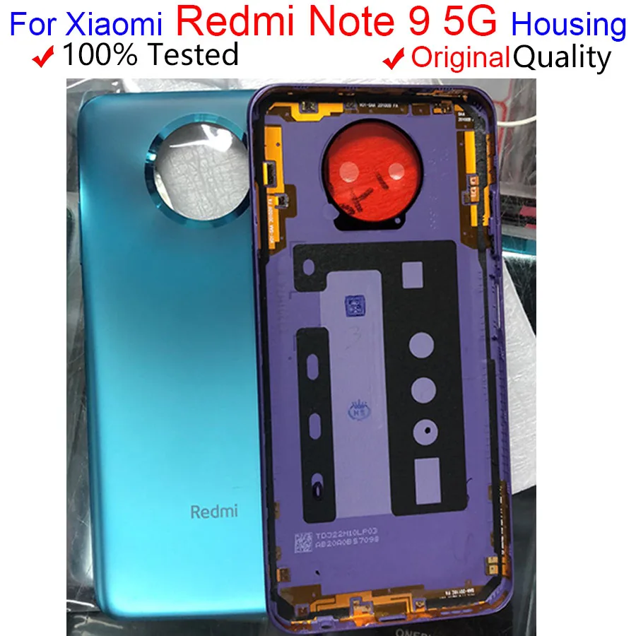 ORIGINAL For Xiaomi Redmi Note 9T Battery Cover Panel Rear Door Housing Case Note9T Back Glass Redmi Note 9 5G Battery Cover
ORIGINAL For Xiaomi Redmi Note 9T Battery Cover Panel Rear Door Housing Case Note9T Back Glass Redmi Note 9 5G Battery Cover