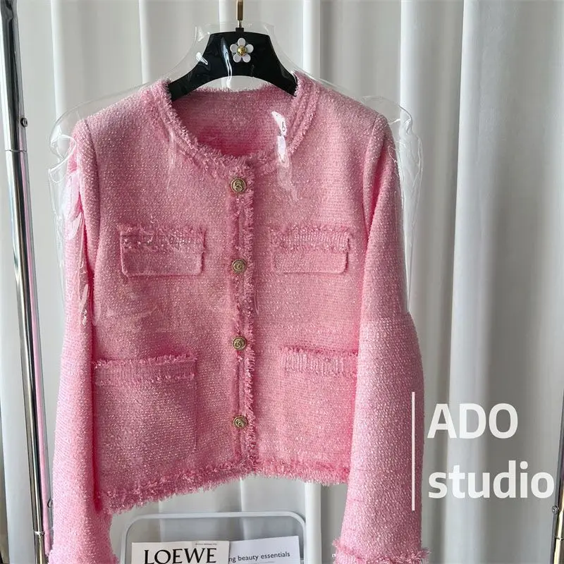 Small Fragrance Style Vintage Tassle Short Jacket Women Elegant Pearl Buttons Long Sleeve Autumn Winter Clothing Coat Female
Small Fragrance Style Vintage Tassle Short Jacket Women Elegant Pearl Buttons Long Sleeve Autumn Winter Clothing Coat Female