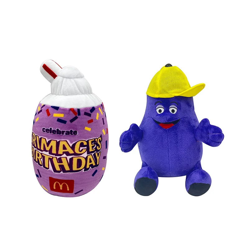 Game Anime Grimace Shake Yellow Hat Cosplay Plush Doll Toy Cute Stuffed Soft Plush Pillows Children Birthday Christmas Gifts
Game Anime Grimace Shake Yellow Hat Cosplay Plush Doll Toy Cute Stuffed Soft Plush Pillows Children Birthday Christmas Gifts