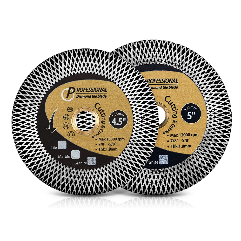 Dia 115-125mm Super Porcelain Tile Cutting Blade Diamond Turbo Saw Blade For Cutting and Grinding Granite Marble Ceramic Tile
Dia 115-125mm Super Porcelain Tile Cutting Blade Diamond Turbo Saw Blade For Cutting and Grinding Granite Marble Ceramic Tile